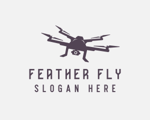 Media Flying Lens logo design