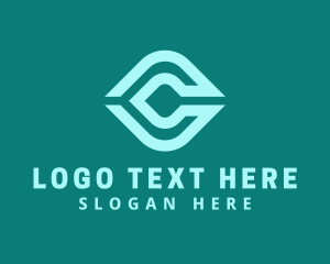 Ec - Modern Business Letter C logo design
