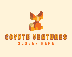 Coyote - Wild Fox Toy logo design