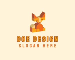 Wild Fox Toy logo design