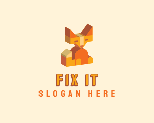 Wild Fox Toy logo design