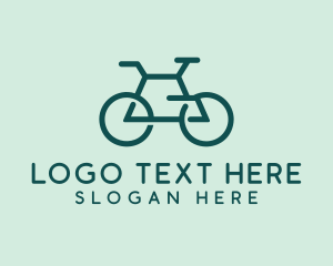 Transportation - Geometric Cycling Bike logo design