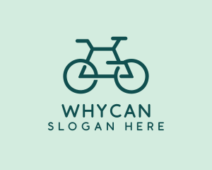 Geometric Cycling Bike Logo