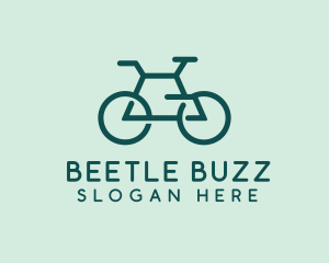 Geometric Cycling Bike logo design