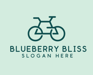 Geometric Cycling Bike logo design