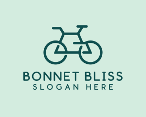 Geometric Cycling Bike logo design