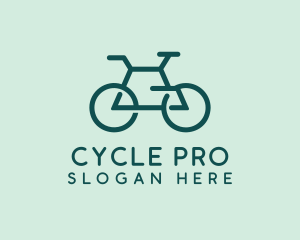 Cycling - Geometric Cycling Bike logo design