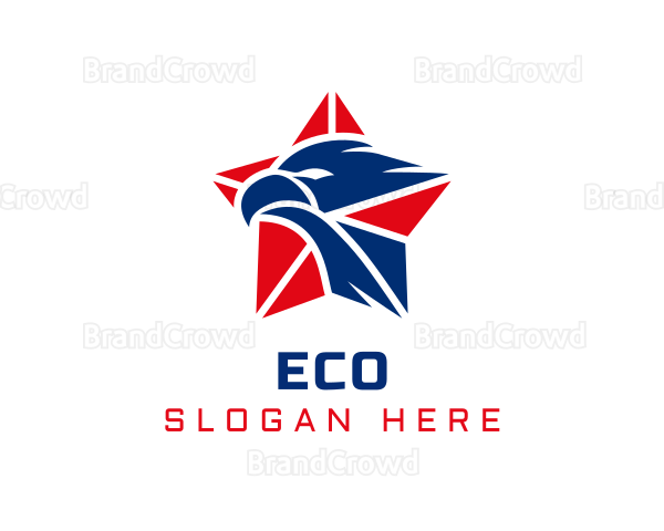 Eagle Bird Star Logo