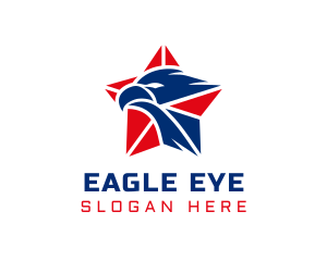 Eagle Bird Star logo design