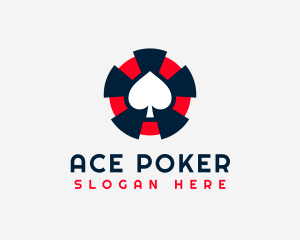 Poker - Spade Poker Game logo design