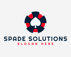 Spade Poker Game logo design