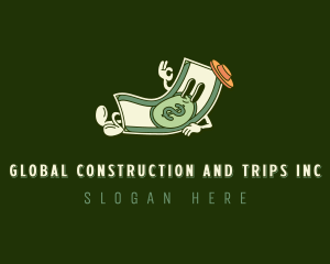 Cartoon Dollar Money Logo