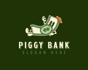 Cartoon Dollar Money logo design