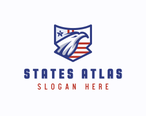 American Eagle Shield logo design