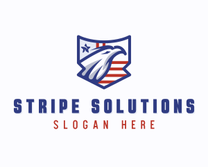 American Eagle Shield logo design