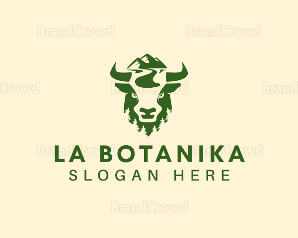 Mountain Lake Bison Logo