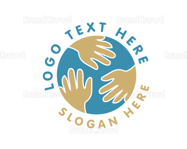 Charity World Hand Logo