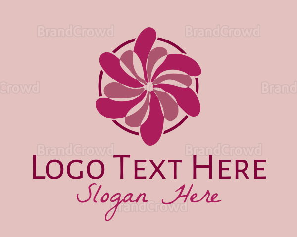 Magenta Flower Spa Logo