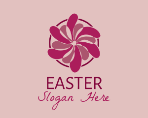 Spa - Magenta Flower Spa logo design