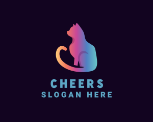 Ecommerce - Gradient Cat Pet logo design