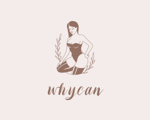 Underclothes - Sexy Lingerie Woman logo design
