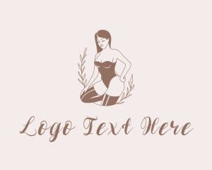 Intimate Wear - Sexy Lingerie Woman logo design