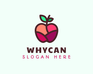 Produce - Apple Fruit Mosaic logo design
