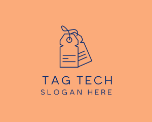Tag - Minimalist Clothes Tag logo design