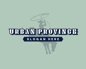 Province - Cowboy Horse Rodeo logo design