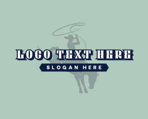 Horse - Cowboy Horse Rodeo logo design