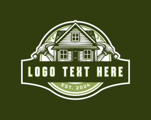 Vintage - Hammer Cabin Renovation logo design