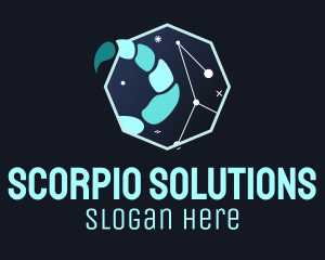 Scorpio - Scorpio Tail Astrology logo design