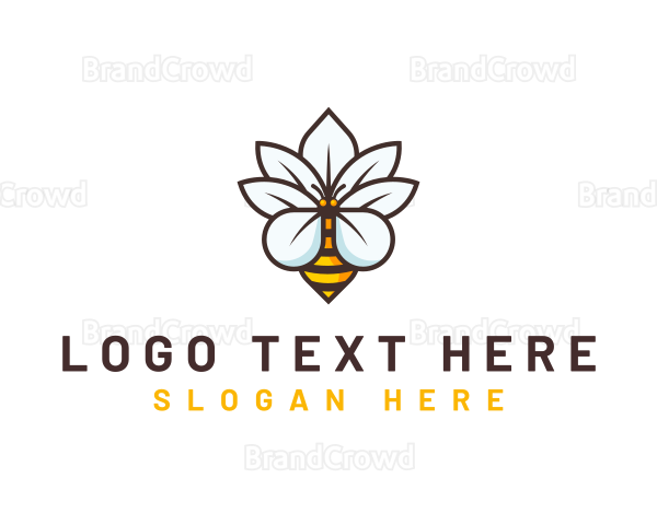 Floral Nature Beehive Logo