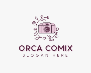 Vlog - SLR Photography Camera logo design