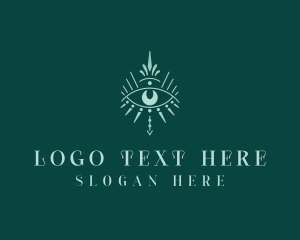 Spiritual - Bohemian Eye Tarot logo design
