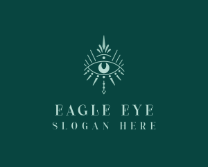 Bohemian Eye Tarot logo design