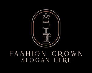 Fashion Dressmaker Mannequin  logo design