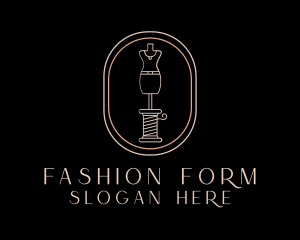 Fashion Dressmaker Mannequin  logo design