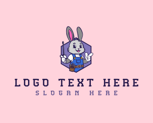 Industrial - Electrician Maintenance Rabbit logo design