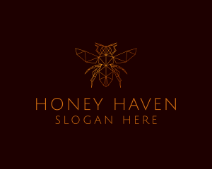 Beekeeping - Flying Honeybee Insect logo design