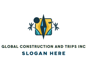 Tourist - Compass Travel Tourism logo design