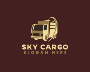 Logistics Truck Transport logo design