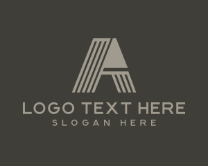 Partner - Creative Stripes Letter A logo design