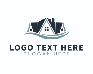 Loft - House Roof Real Estate logo design