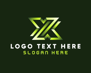 Hologram - Cyber Technology Software logo design