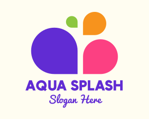 Artsy Paint Splash logo design