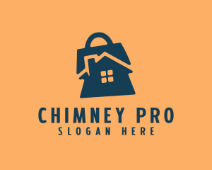 Chimney - Home Shopping Bag logo design