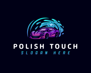Polish - Automobile Car Wash logo design