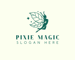 Pixie - Leaf Beauty Fairy logo design