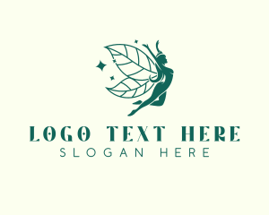 Beautiful - Leaf Beauty Fairy logo design